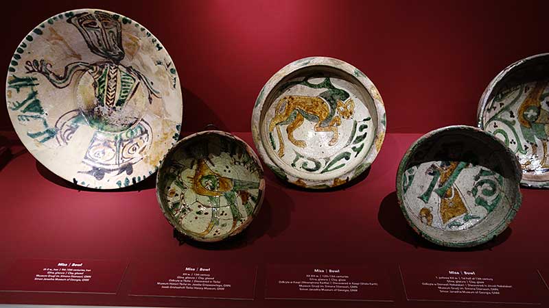 Ceramika, fragment wystawy Złote runo – sztuka Gruzji