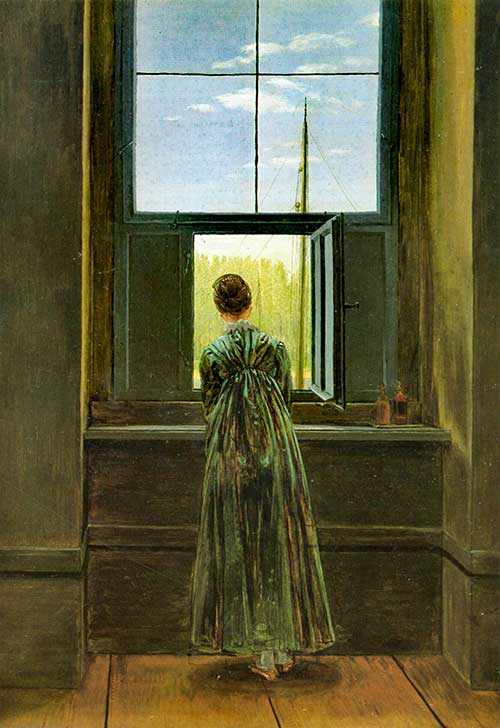 Caspar David Friedrich, Kobieta w oknie