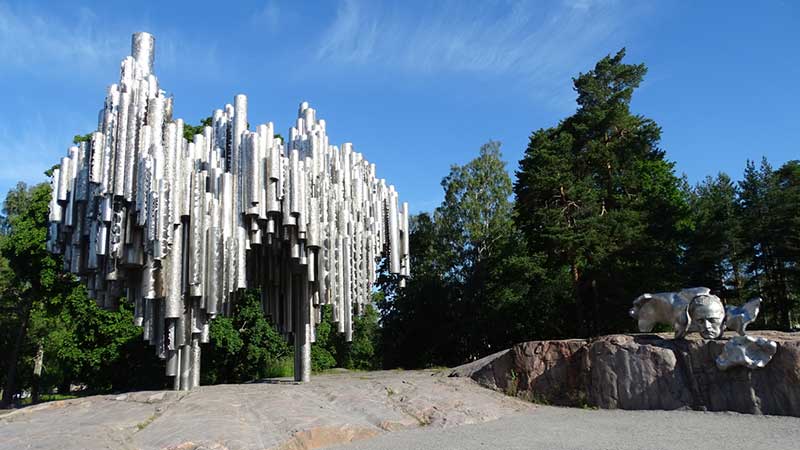 Finlandia, pomnik Sibeliusa