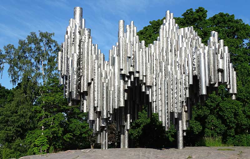Helsinki – pomnik Sibeliusa