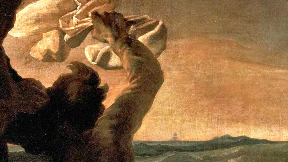 Théodore Géricault, Tratwa Meduzy, fragment obrazu, który nie daje o sobie zapomnieć