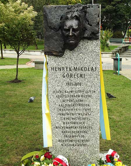 Henryk Mikołaj Górecki - pomnik