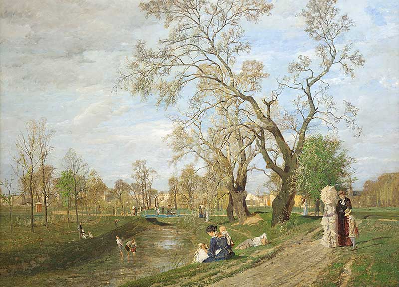 Tina Blau, Wiosna na Praterze