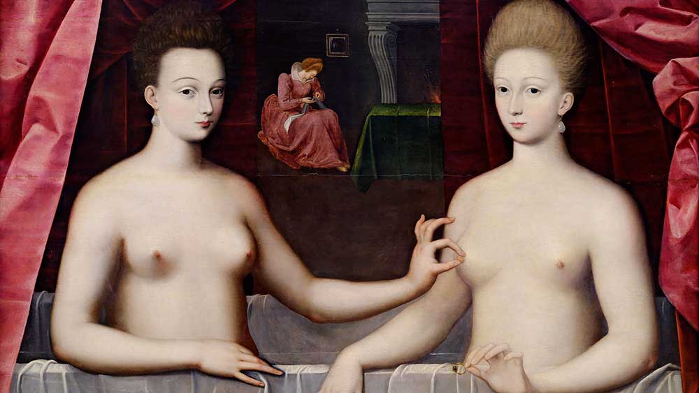 Manierystyczna Francja-elegancja. Nagie flirciary szkoły z Fontaineblau.