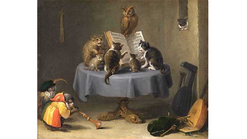 David Teniers młodszy, Koci koncert