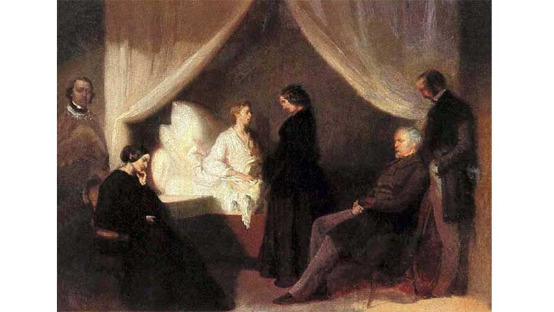 Teofil Kwiatkowski, Ostatnie chwile Fryderyka Chopina