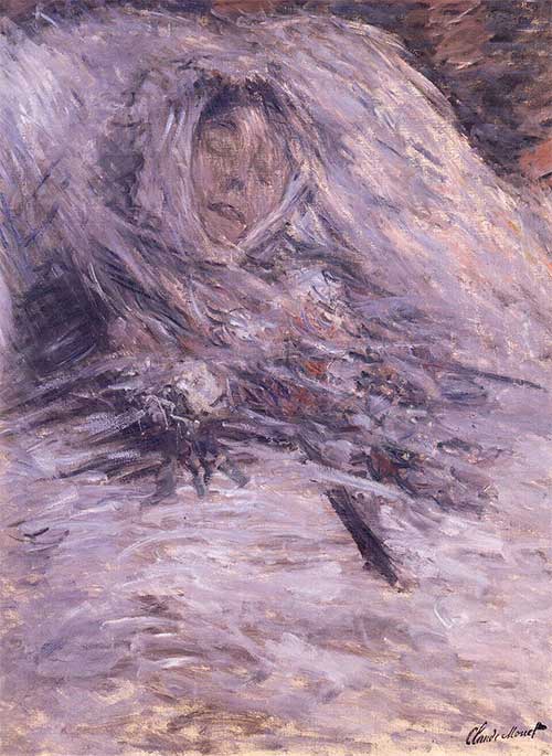 Claude Monet, Camille na łożu śmierci, 1879- DlaKultury.pl
