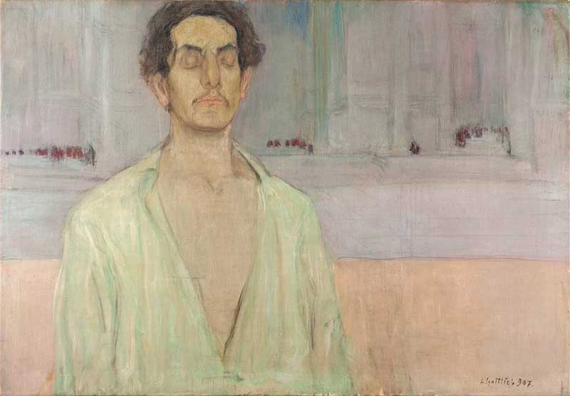 Leopold Gottlieb, Autoportret / Cisza