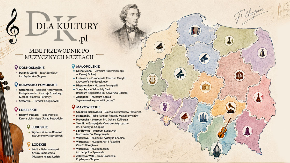 Muzyczny atlas Polski: artyści, instrumenty i ich muzea