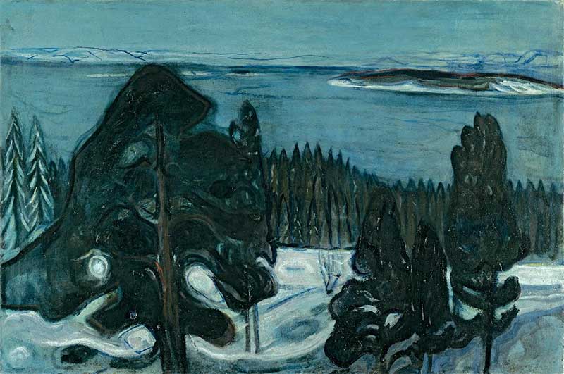 Edvard Munch – Zimowa noc