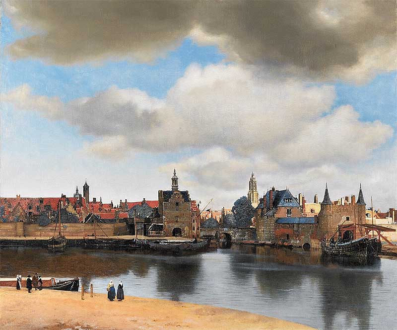Johannes Vermeer, „Widok Delft", ok. 1660