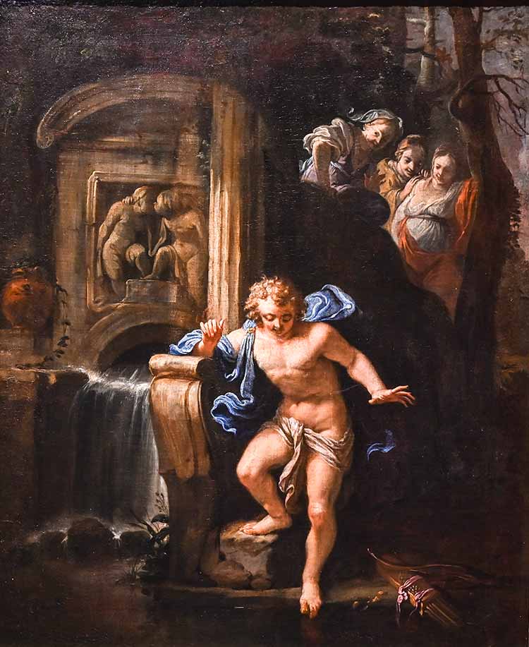 Sebastiano Ricci, Amor przeglądający się w strumieniu